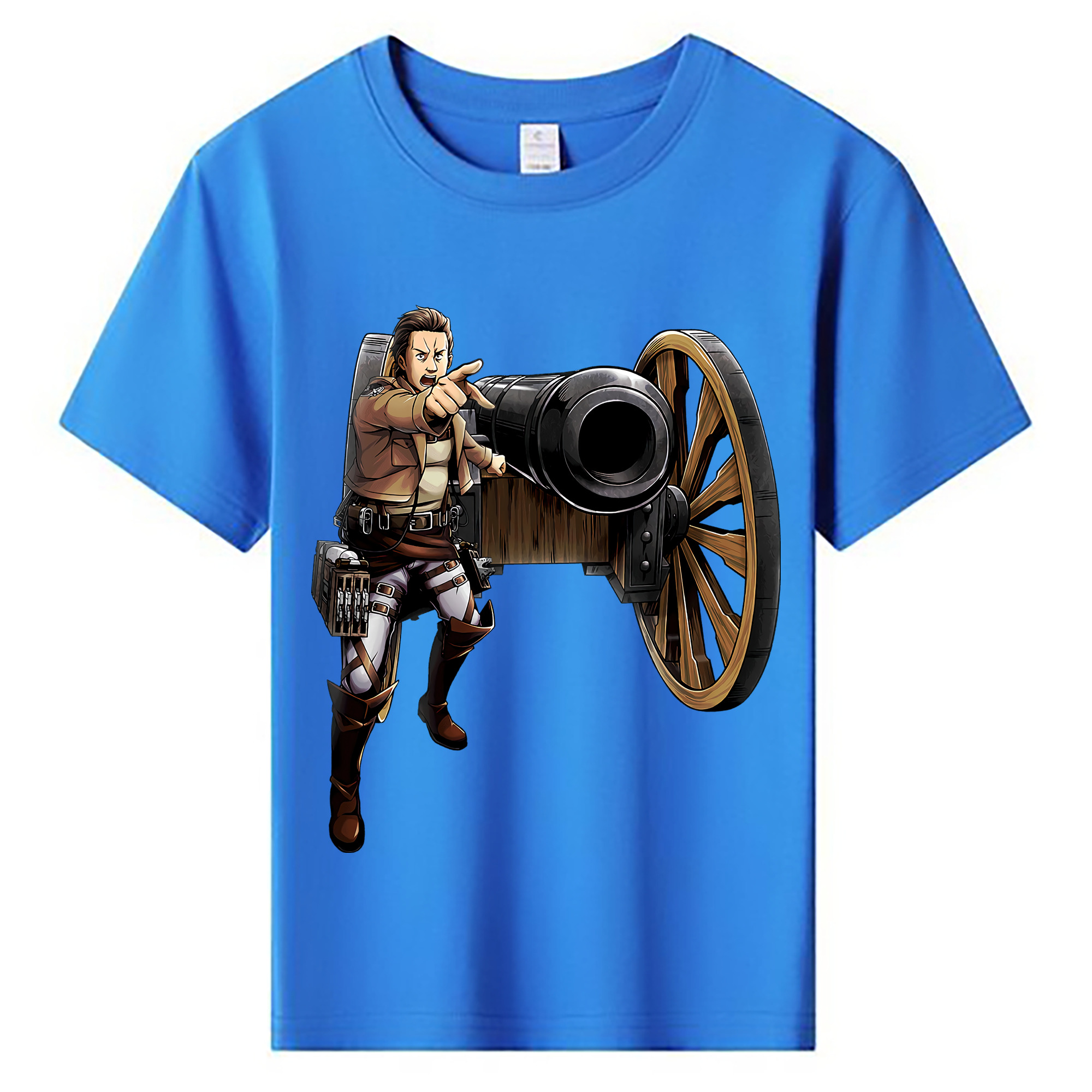 （画像用） 進撃の巨人 Attack on Titan 綿100％キッズTシャツ（フロントプリント）